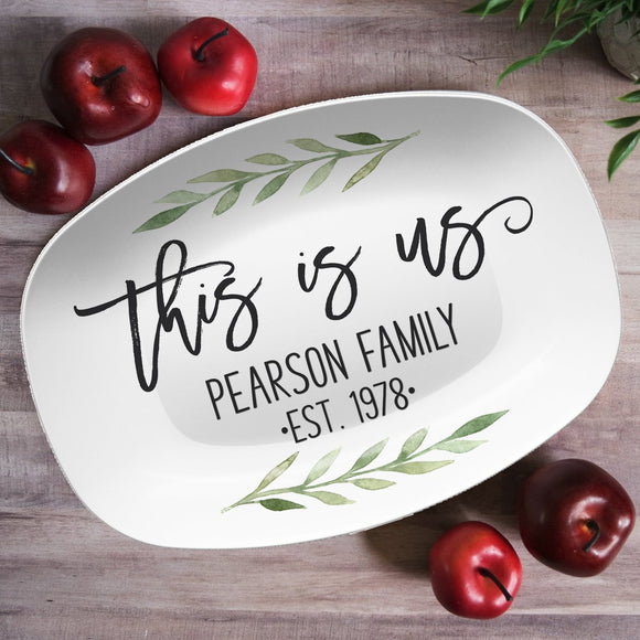 This Is Us | Custom Family Personalized Platter