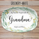 Gift for Grandma, Mother's Day Personalized Platter 