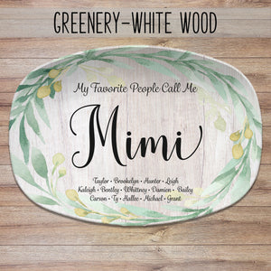 Gift for Grandma, Mother's Day Personalized Platter