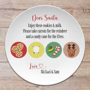 Dear Santa Cookie Plate