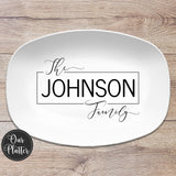 Custom Family Personalized Platter