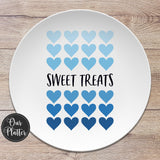 Hearts Personalized Plate