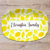 Lemons Personalized Custom Platter