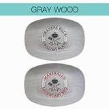 Gray Wood Grilling Platter